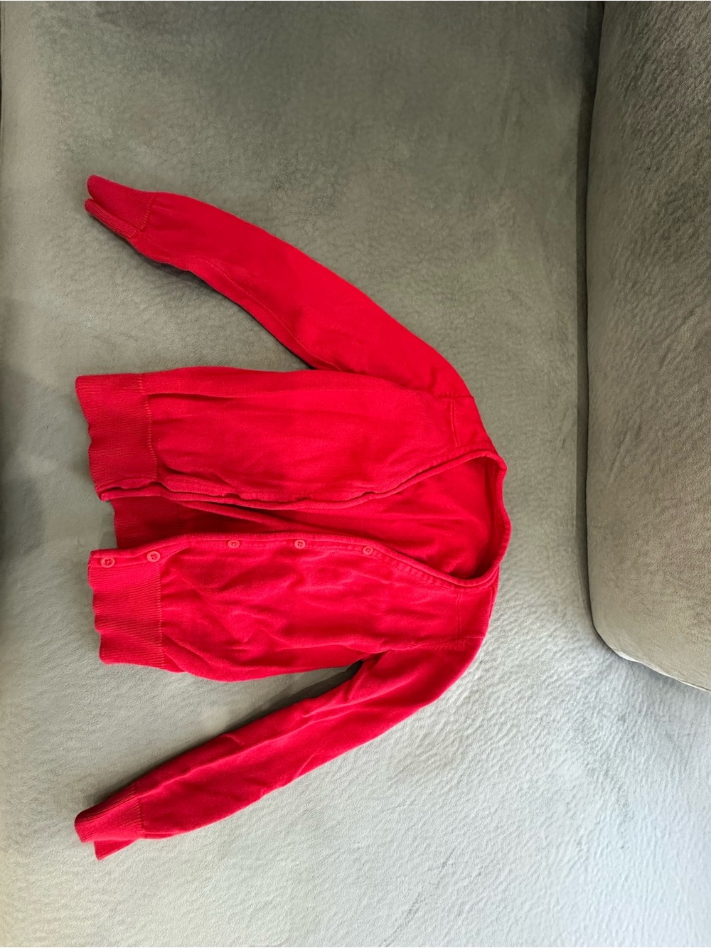 Bright Red Kids' Cardigan Sweater - Brand Unspecified